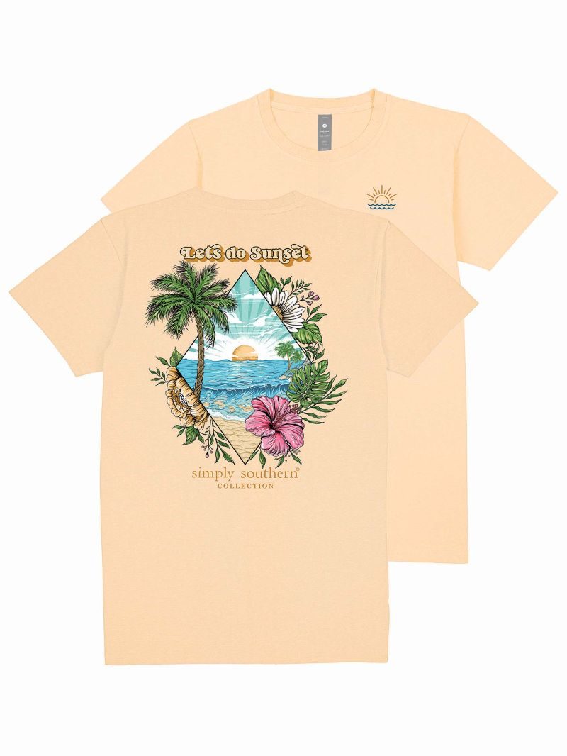 Simply Southern Sunset Beach Sun T-Shirt