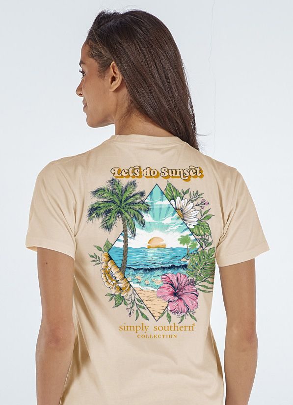 Simply Southern Sunset Beach Sun T-Shirt