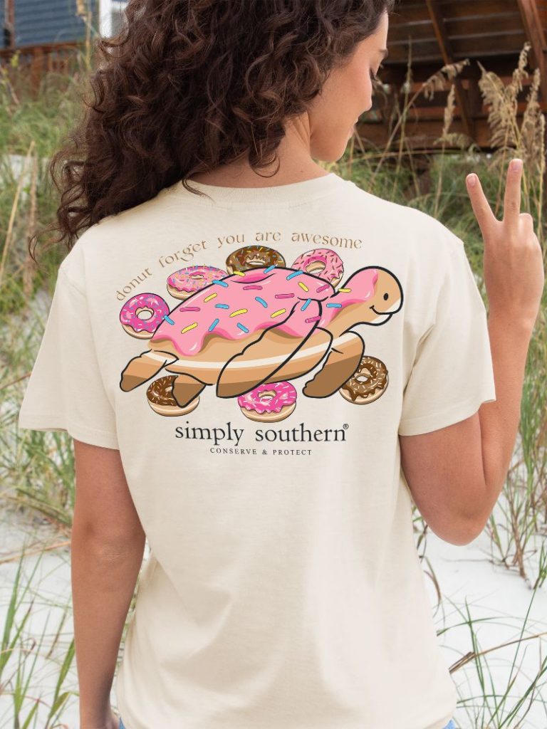 Simply Southern Turtle Tracker Donut T-Shirt