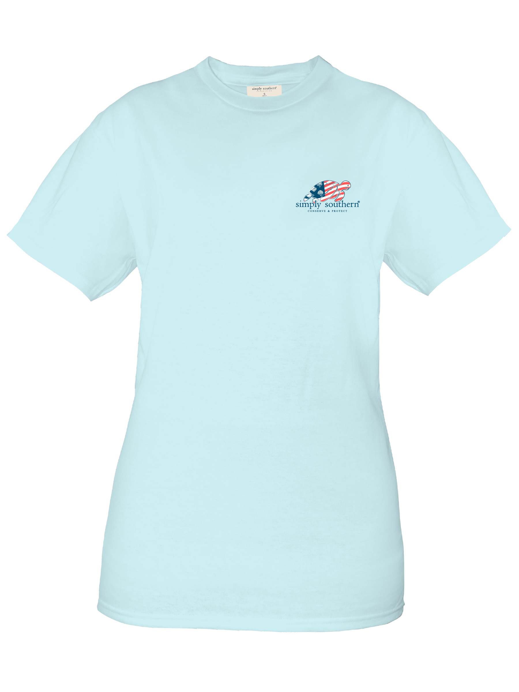 Simply Southern Turtle Tracker USA Flag T-Shirt