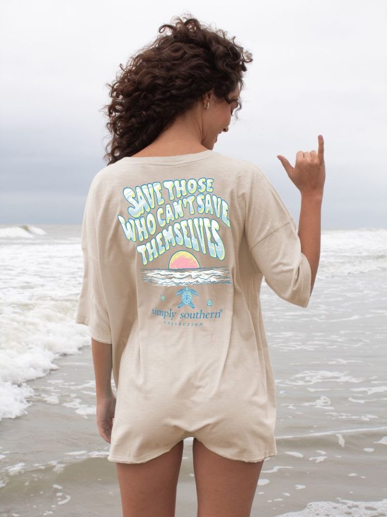Simply Southern Turtle Tracker Sunset T-Shirt