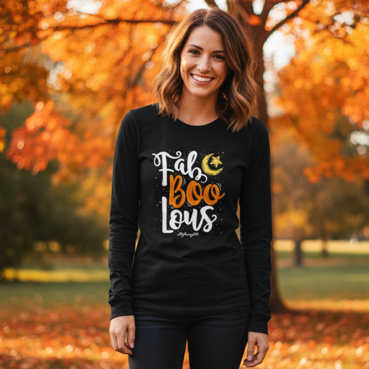 SALE Southern Couture HW 828 Fabulous Halloween Bella Canvas Long Sleeve T-Shirt