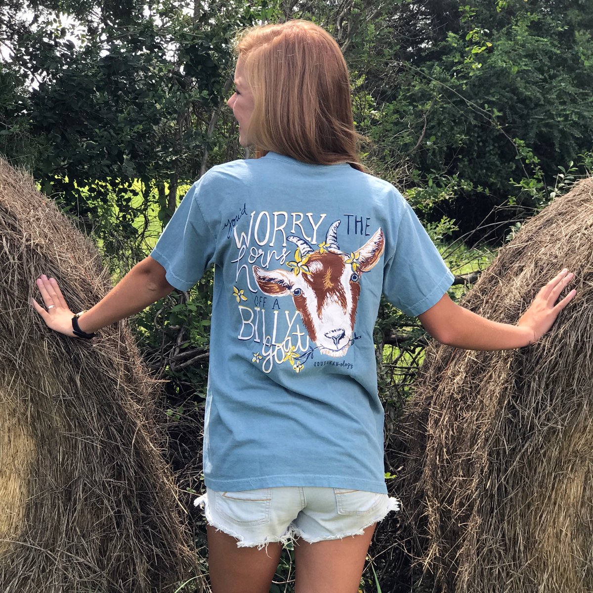 Southernology Worry the Horns off a Billy Goat Comfort Colors T-Shirt