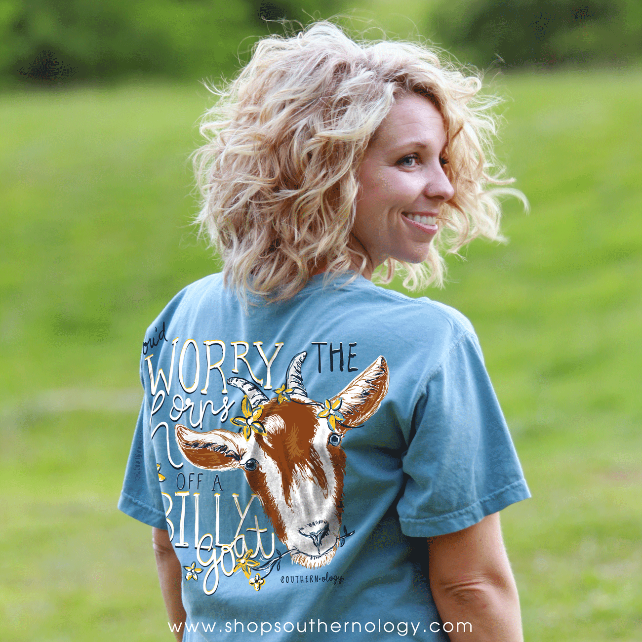 Southernology Worry the Horns off a Billy Goat Comfort Colors T-Shirt