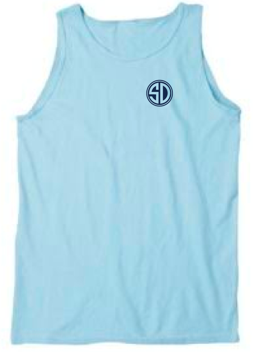 Southern Darlin Always Be Preppy Bow Comfort Colors Bright Girlie T-Shirt Tank Top - SimplyCuteTees