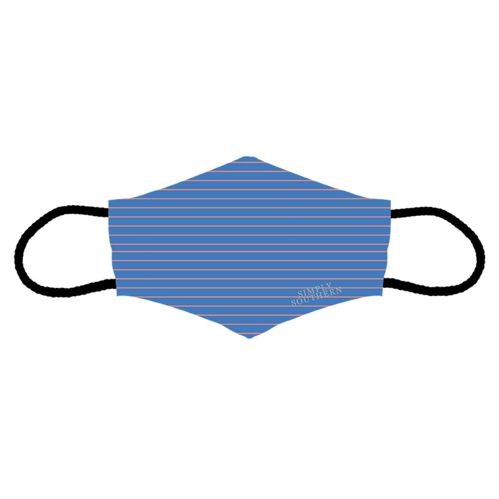 Simply Southern Stripe Cobalt Unisex Protective Mask