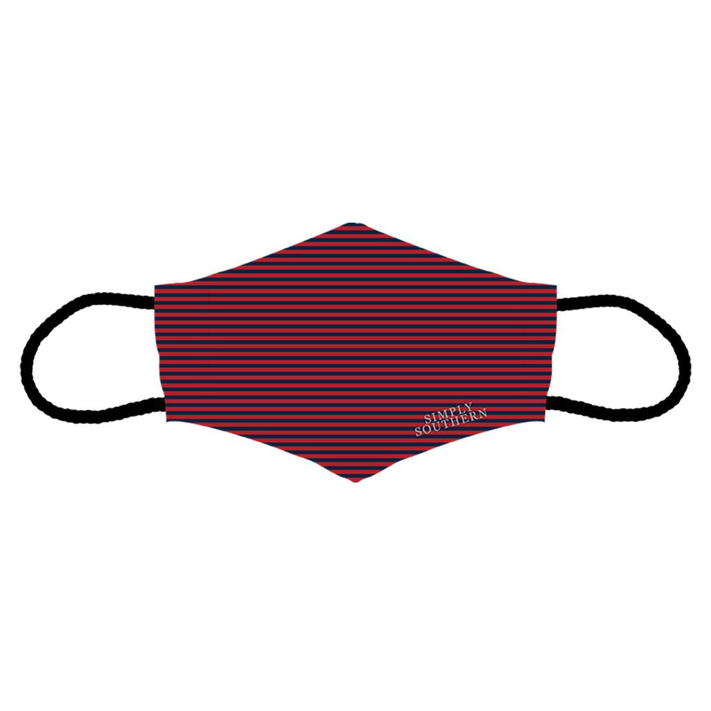 Simply Southern Stripe Red Unisex Protective Mask