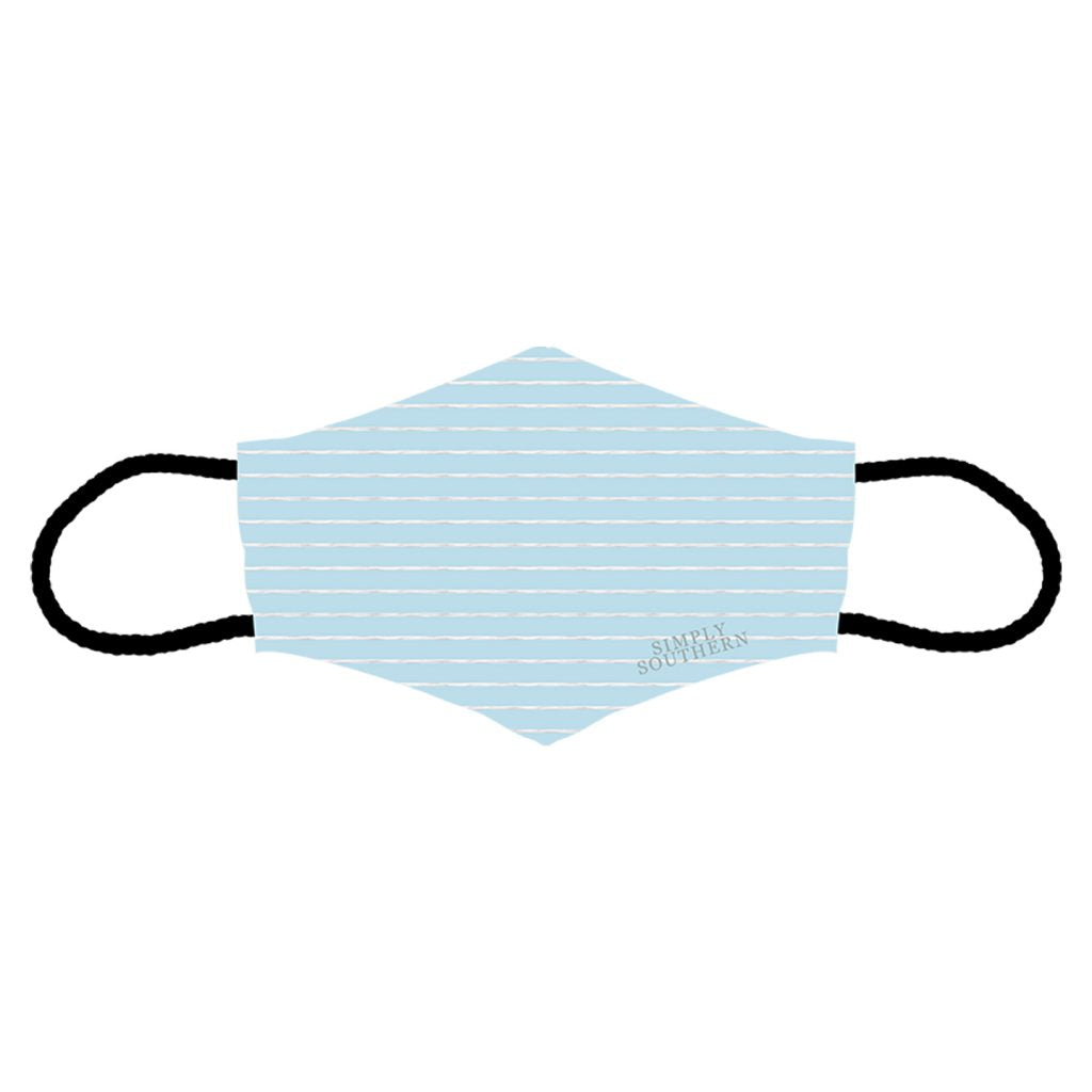 Simply Southern Soft Blue Unisex Protective Mask