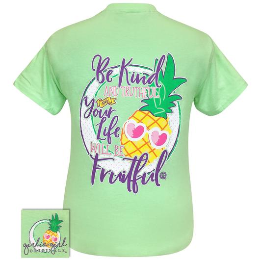 Girlie Girl Originals Preppy Be Kind Pineapple T Shirt