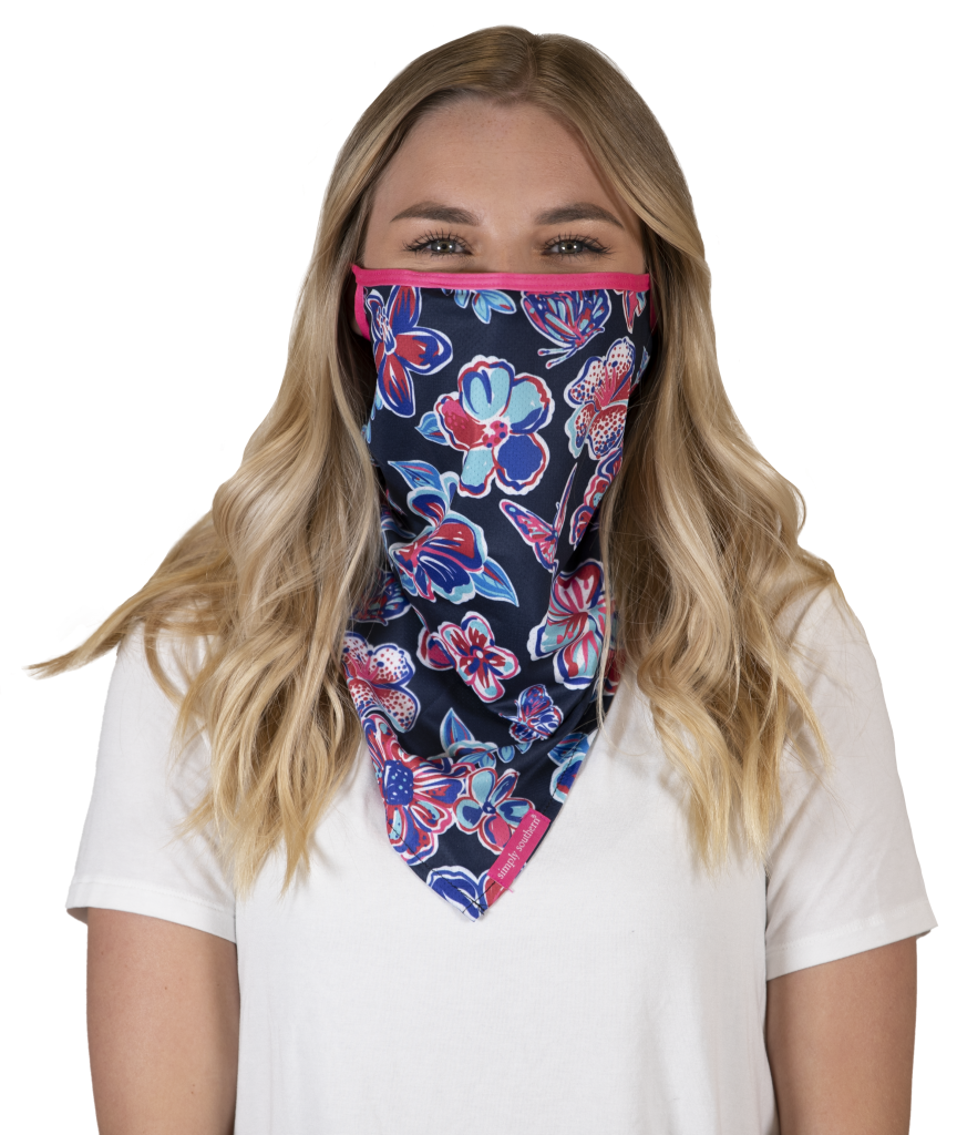 Simply Southern Preppy Butterfly Protective Mask Cover