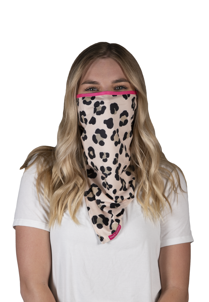 Simply Southern Preppy Leopard Protective Mask Cover