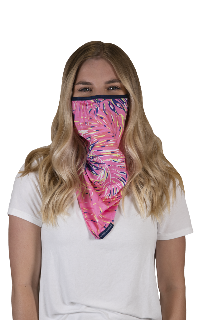 Simply Southern Preppy Palms Protective Mask Cover
