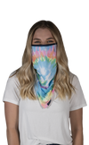 Simply Southern Preppy Tie Dye Protective Mask Cover