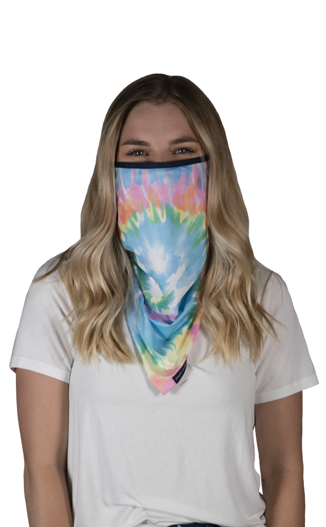 Simply Southern Preppy Tie Dye Protective Mask Cover