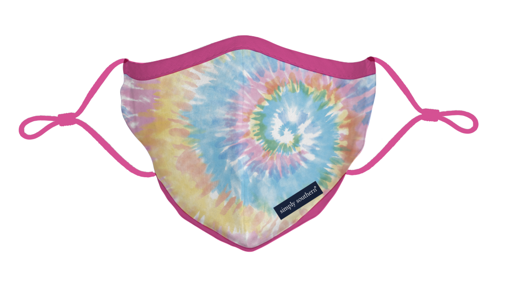 Simply Southern Preppy Tie Dye Protective Mask