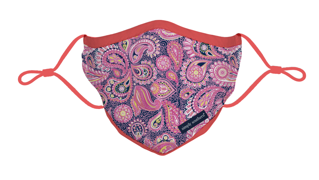 Simply Southern Preppy Paisley Protective Mask