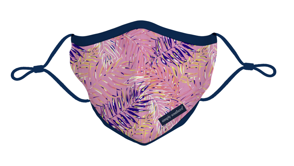 Simply Southern Preppy Palms Protective Mask