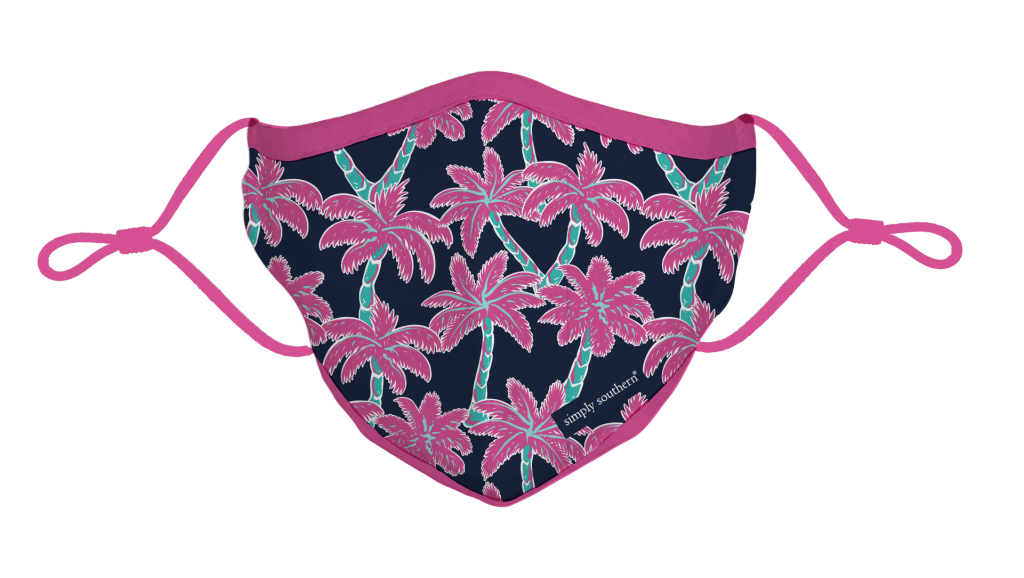 Simply Southern Preppy Palm Tree Protective Mask
