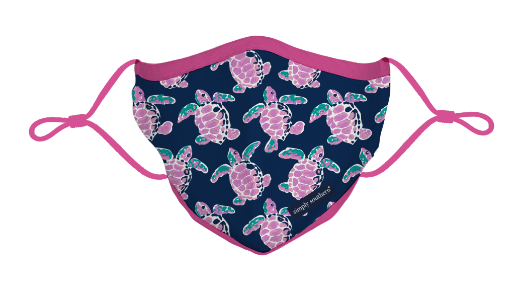 Simply Southern Preppy Turtle Shell Protective Mask