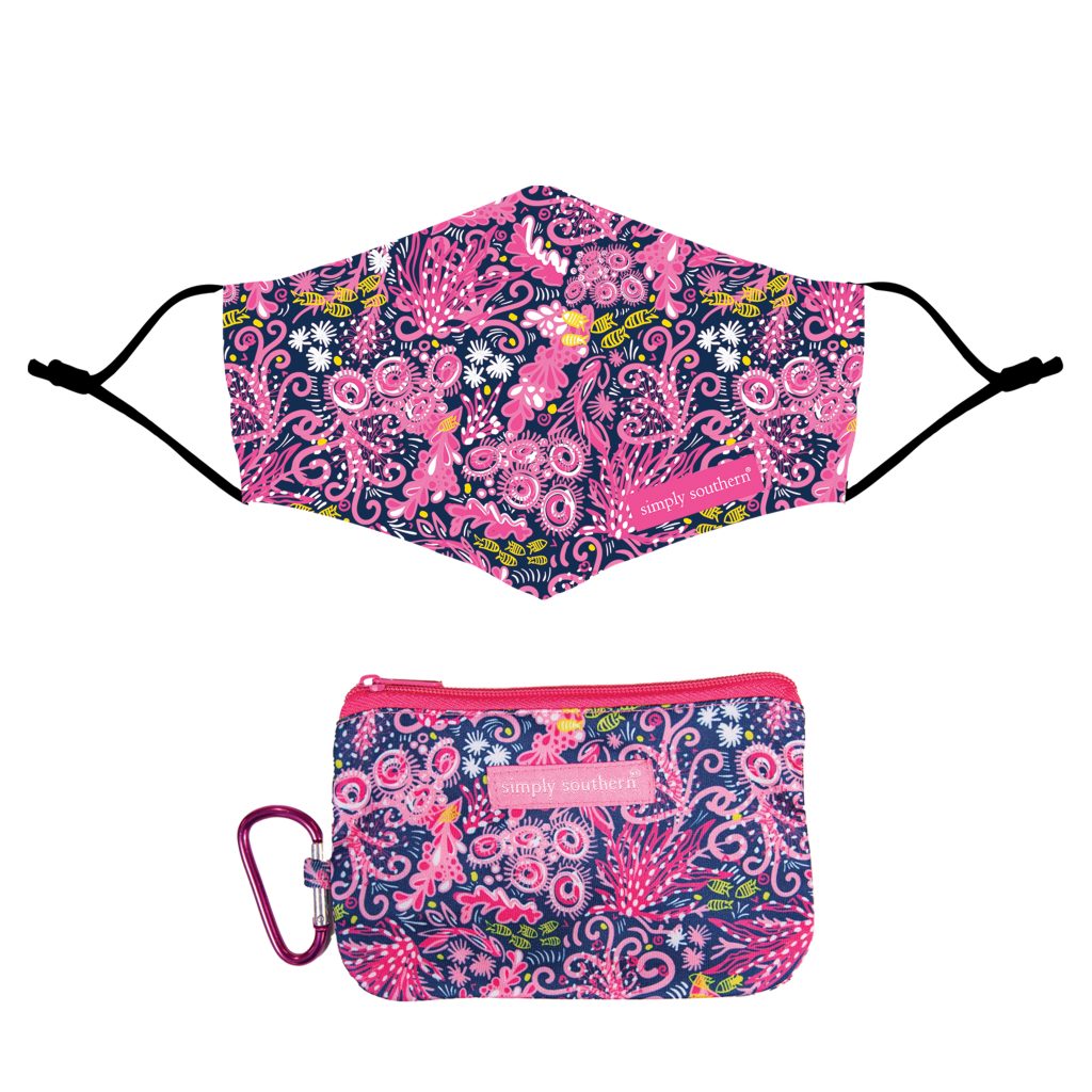 Simply Southern Ocean Protective Mask With Pouch