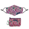 Simply Southern Paisley Purple Protective Mask With Pouch