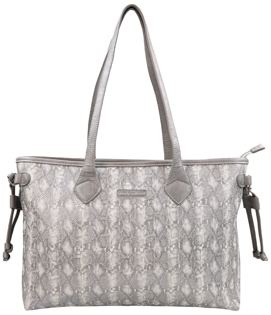 Simply Southern Preppy Pattern Leather Tote Bag - SimplyCuteTees