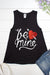 Be Mine Heart Valentines Day Keyhole Tank Top
