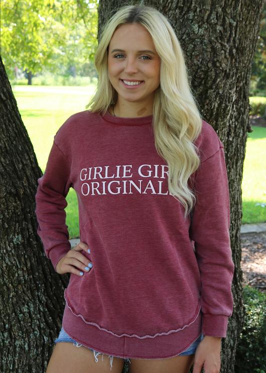 Girlie Girl Originals Logo Soft Sweatshirt Long Sleeves T Shirt