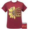 Girlie Girl Originals Preppy Waymarker Leopard Sunflower T-Shirt