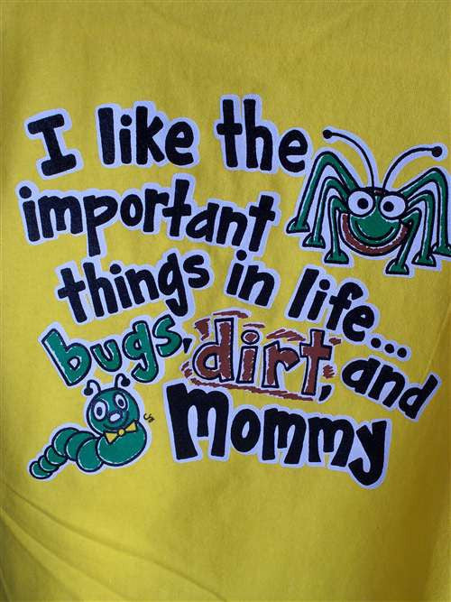 Southern Chaps Funny Important Things in Life Dirt & Mommy Boy Youth Kids Bright T Shirt