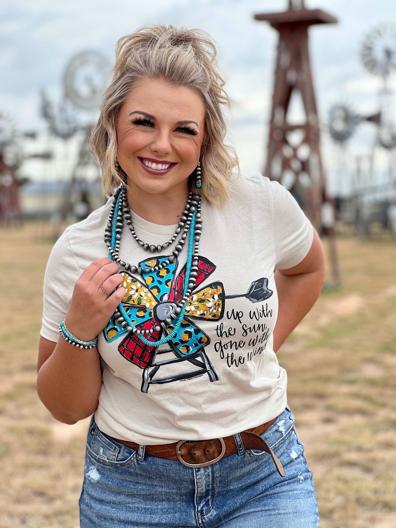 Texas True Threads Callie Ann Stelter Gone With The Wind Canvas T-Shirt