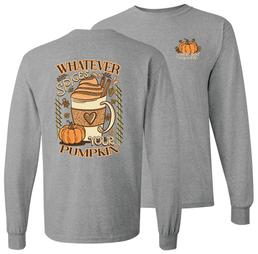 Girlie Girl Originals Spices Your Pumpkin Fall Long Sleeves T Shirt