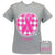 Girlie Girl Originals Preppy Cancer Cure Ribbon Plaid T-Shirt