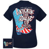 Girlie Girl Originals Kickin Dust USA Boot T-Shirt