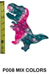 Dinosaur Tie Dye Push Pop It Bubble Fidget Toy