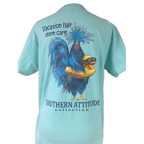 Southern Attitude Vacation Hair Dont Care T-Shirt