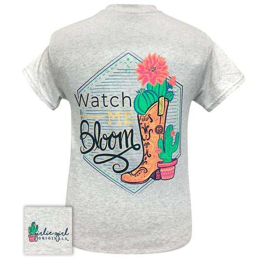 Girlie Girl Originals Preppy Watch Me Bloom Boot Cactus T-Shirt