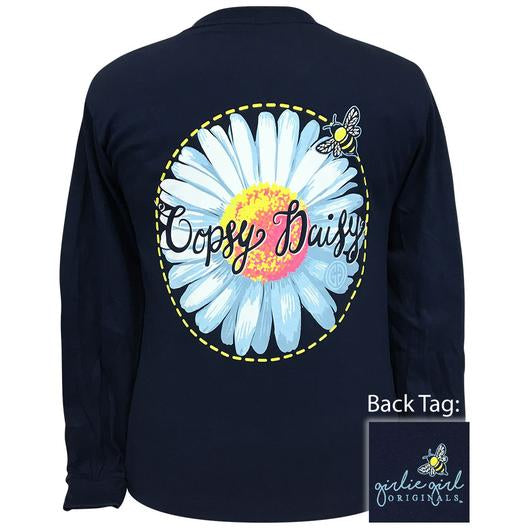 Girlie Girl Originals Preppy Oopsy Daisy Long Sleeve T-Shirt