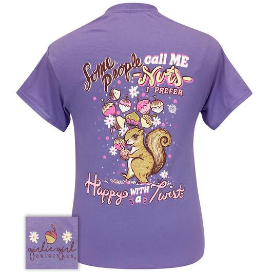 Girlie Girl Originals Preppy Call Me Nuts Squirrel T-Shirt