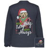 Girlie Girl Originals Merry Everything Puppy Christmas Long Sleeves T Shirt