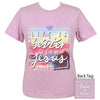 Girlie Girl Lulu Mac Better With Jesus Canvas T-Shirt