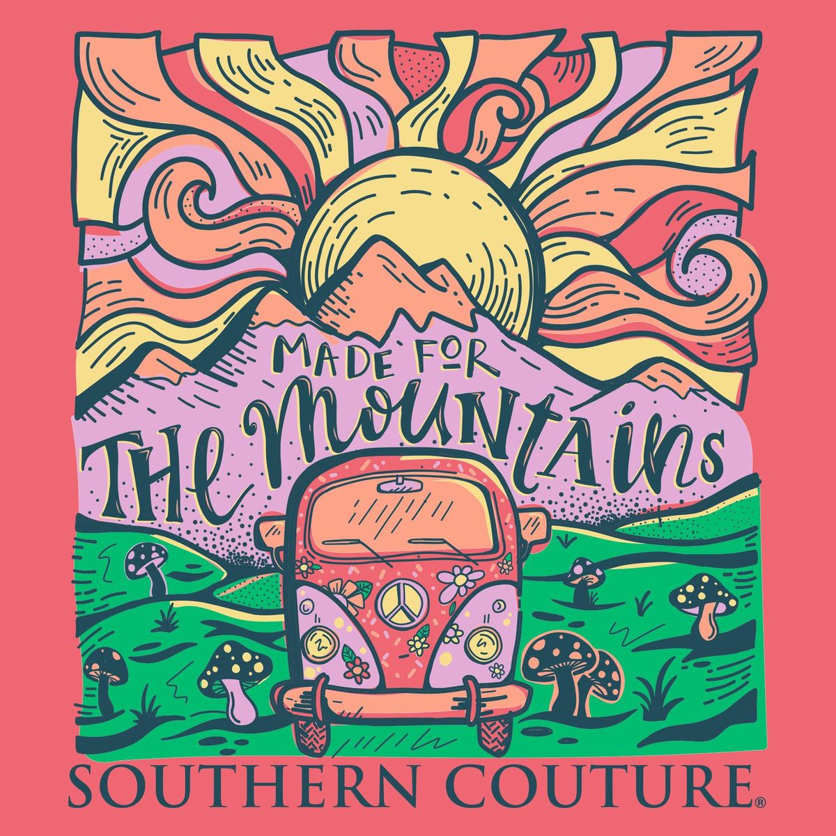 Southern Couture Classic Made For the Mountains T-Shirt