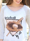 SALE Bjaxx Southern Grace Baseball Y&#39;all Long Sleeve Raglan T-Shirt