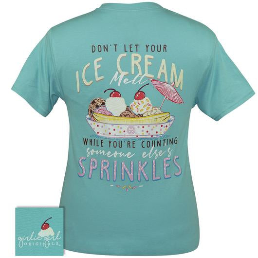 Girlie Girl Originals Preppy Counting Sprinkles Ice Cream T Shirt