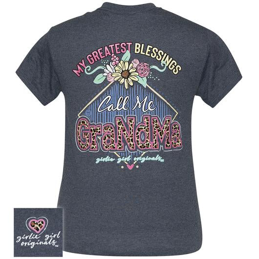 Girlie Girl Originals Preppy Blessings Call Me Grandma T-Shirt