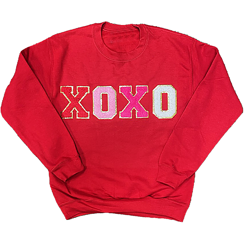 Girlie Girl XOXO Valentine Long Sleeve Sweatshirt