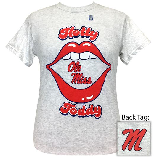 Girlie Girl Originals Preppy Ole Miss Lips Hotty Toddy T-Shirt