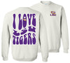 Louisiana LSU Tigers Love Long Sleeve Sweatshirt