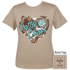 Girlie Girl Lulu Mac Cattle &amp; Chaos Canvas T-Shirt