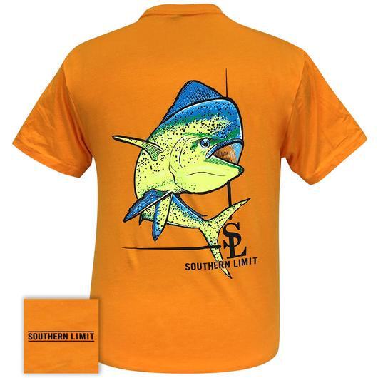 Southern Limits Mahi Fish unisex T-Shirt Medium / Orange